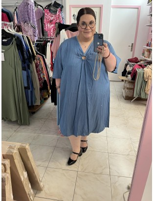 ROBE EN JEAN FLUIDE